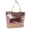 bolso gibre lentejuelas rosa