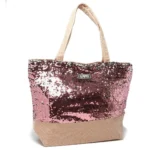 bolso gibre lentejuelas rosa