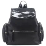 Mochila negra texturada Amayra