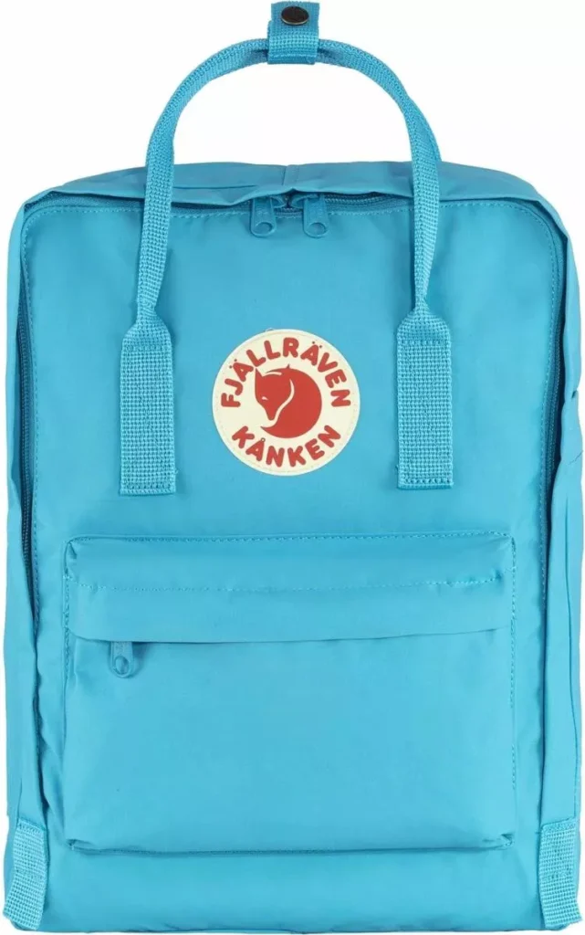 Mochila fjallraven Kanken celeste en marroquinería y accesorios de moda