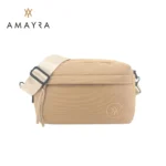 Cartera beige doble bolsillo Amayra