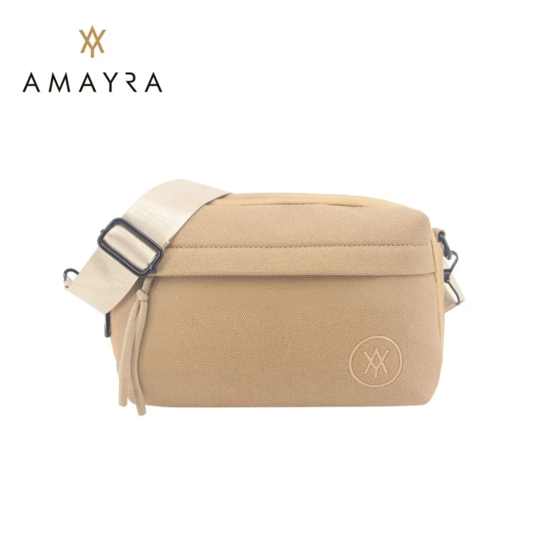 Cartera beige doble bolsillo Amayra