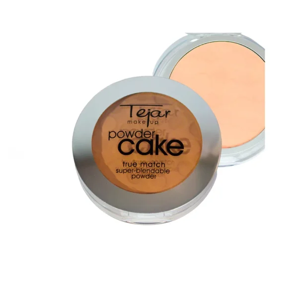 Polvo compacto con espejo y cisne