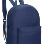 Mochila azul lisa urbana 17''
