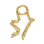 Collar corbatero fino con lentejuelas