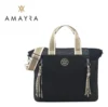 Cartera negra impermeable Amayra en marroquinería y accesorios de moda