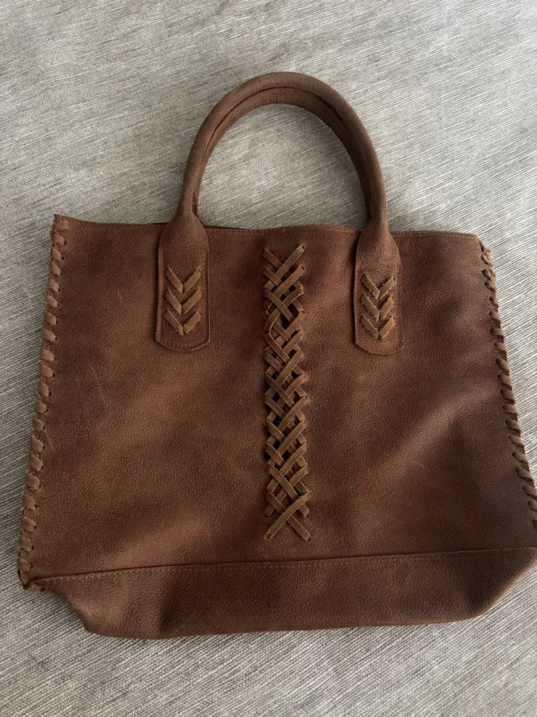 cartera de cuero tipo bolso en mendoza